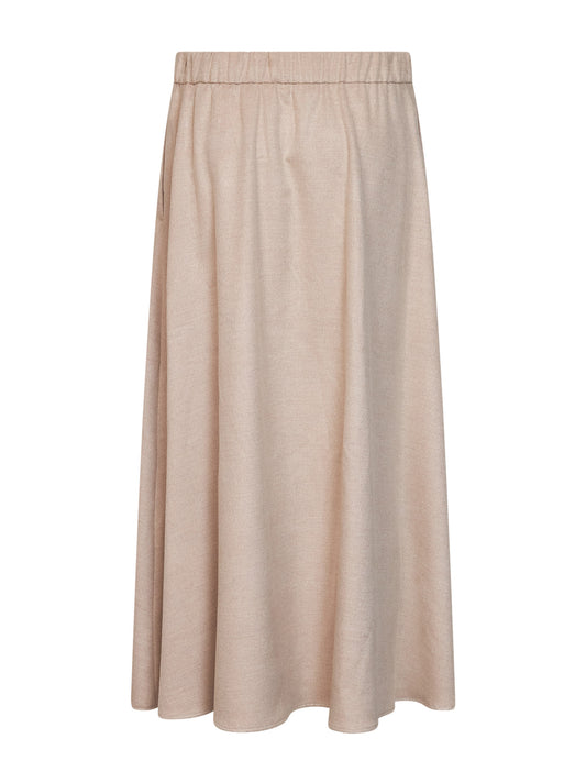 Chantilly cashmere-feel flannel Resort long skirt