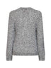 Maglione Resort in misto alpaca e lurex grigio melange