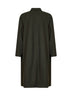 Green wool-blend Baia del Monaco long trench coat