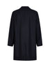 Cappotto monopetto Cassano in misto lana blu navy