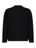 Polo Mar Grande in misto viscosa compatta nera<BR/>
