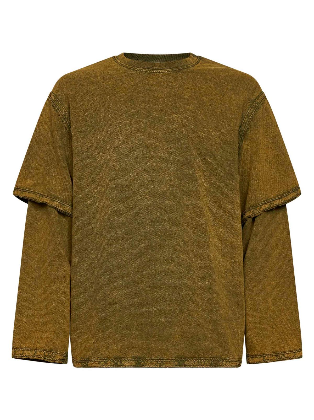 Acid moss jersey AMBRO double-sleeve sweatshirt