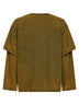 Acid moss jersey AMBRO double-sleeve sweatshirt