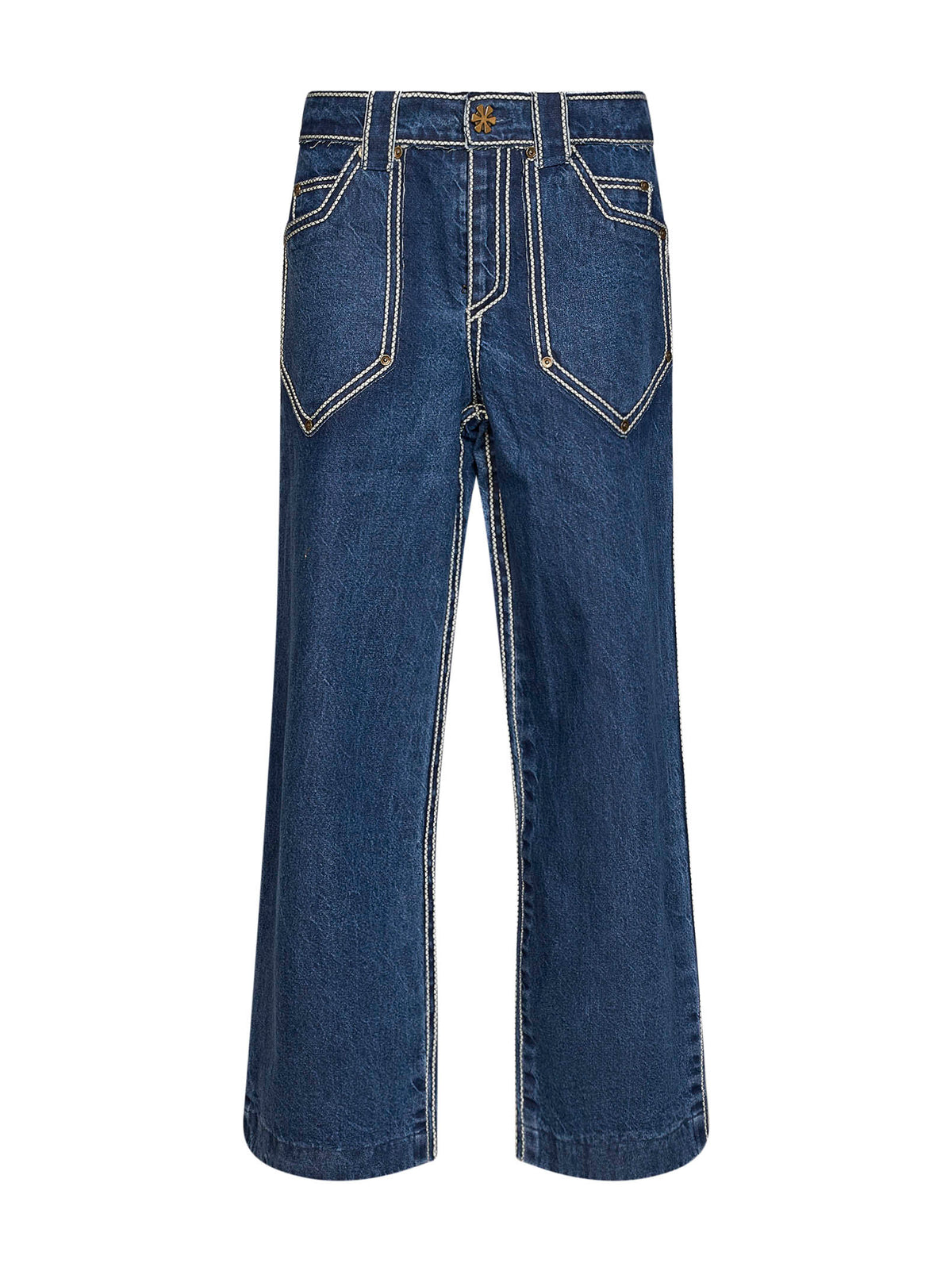 Jeans DAMBO in denim Giapponese blu