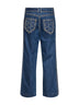 Jeans DAMBO in denim Giapponese blu