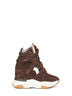Chocolate suede Balskee sneakers