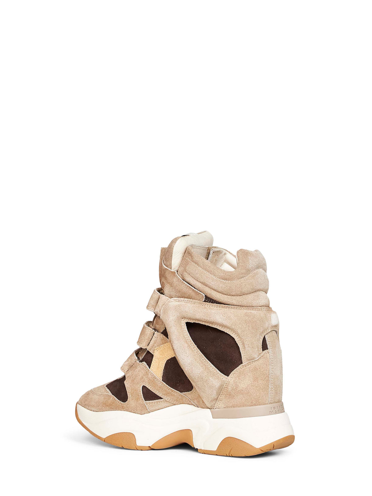 Sneakers Balskee in pelle scamosciata marrone sabbia