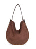 Coffee Oskan Hobo Soft shoulder bag