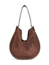 Coffee Oskan Hobo Soft shoulder bag