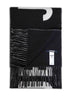 Black wool The Jacquemus fringe logo scarf