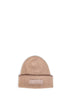 Berretto Gros Grain in maglia a coste beige