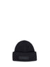 Black ribbed knit The Gros Grain beanie