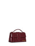 Burgundy The large Bambino handbag