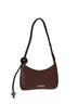 Medium brown The Bisou Perle beaded shoulder bag