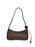 Medium brown The Bisou Perle beaded shoulder bag