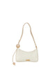 Borsa a spalla con perla Bisou Perle avorio