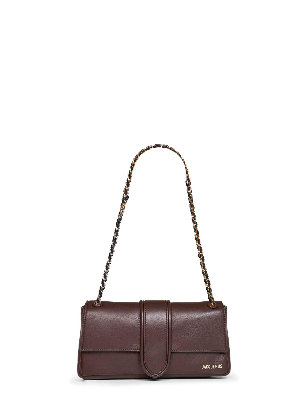 Midnight brown The Chaine Bambino shoulder bag