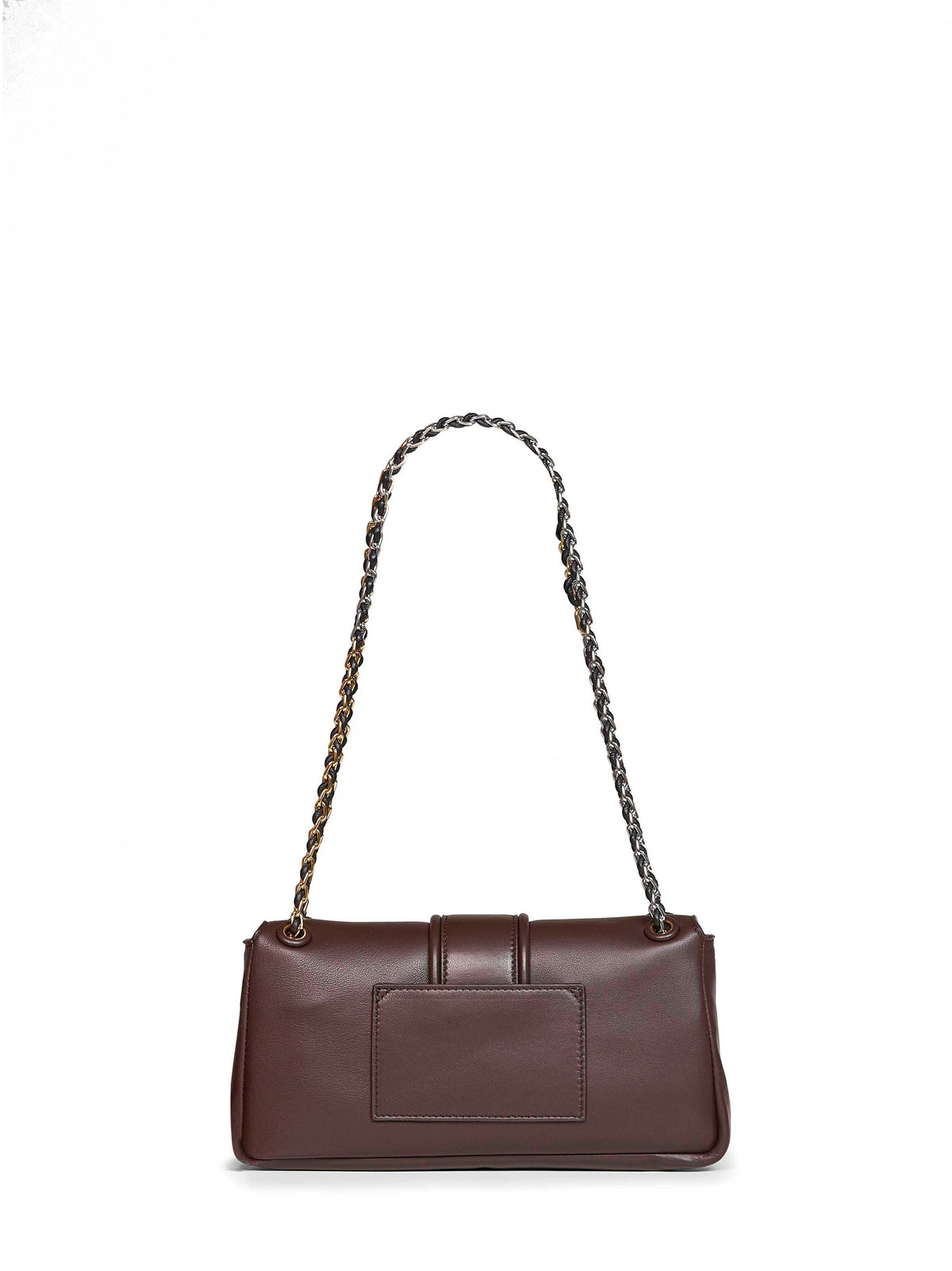 Midnight brown The Chaine Bambino shoulder bag