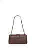 Midnight brown The Chaine Bambino shoulder bag