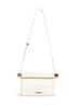 Pochette con tracolla Rond Carré avorio chiaro