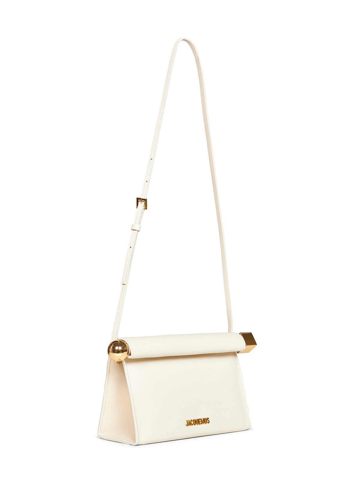 Pochette con tracolla Rond Carré avorio chiaro