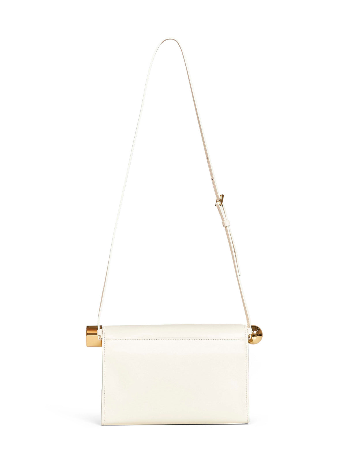 Pochette con tracolla Rond Carré avorio chiaro