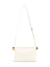 Pochette con tracolla Rond Carré avorio chiaro