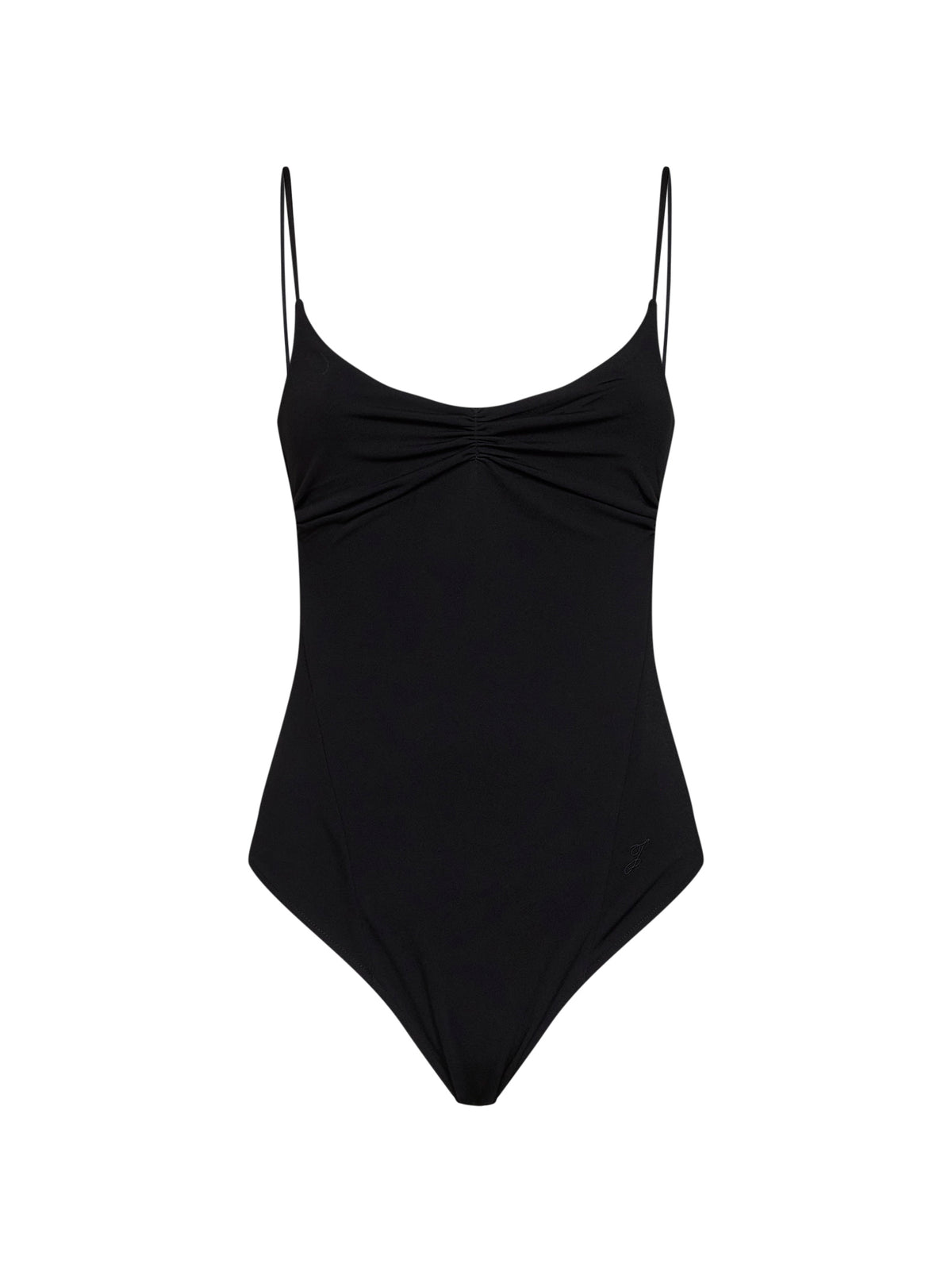Black stretch jersey The Pina second-skin bodysuit
