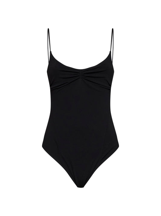 Black stretch jersey The Pina second-skin bodysuit