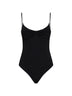 Black stretch jersey The Pina second-skin bodysuit
