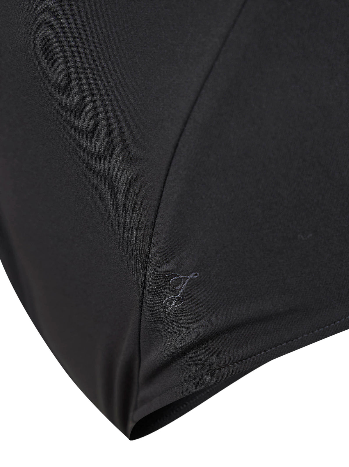 Black stretch jersey The Pina second-skin bodysuit