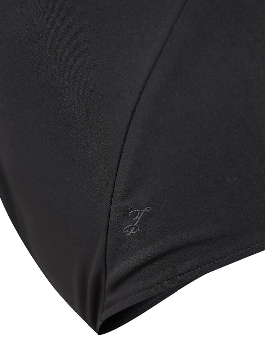 Black stretch jersey The Pina second-skin bodysuit