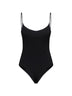 Black stretch jersey The Pina second-skin bodysuit