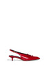 Red The low Cubisto slingback pumps