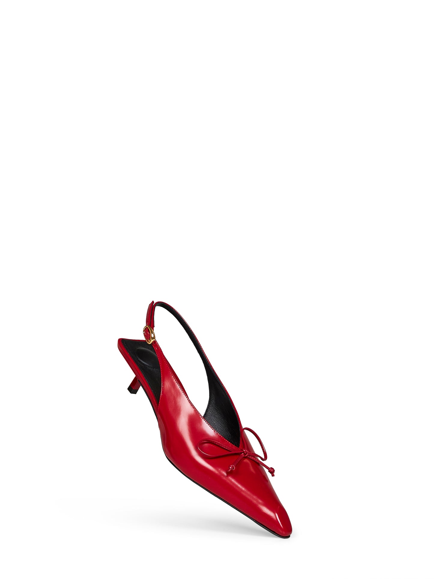Red The low Cubisto slingback pumps