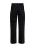Black The straight de-Nîmes washed denim jeans