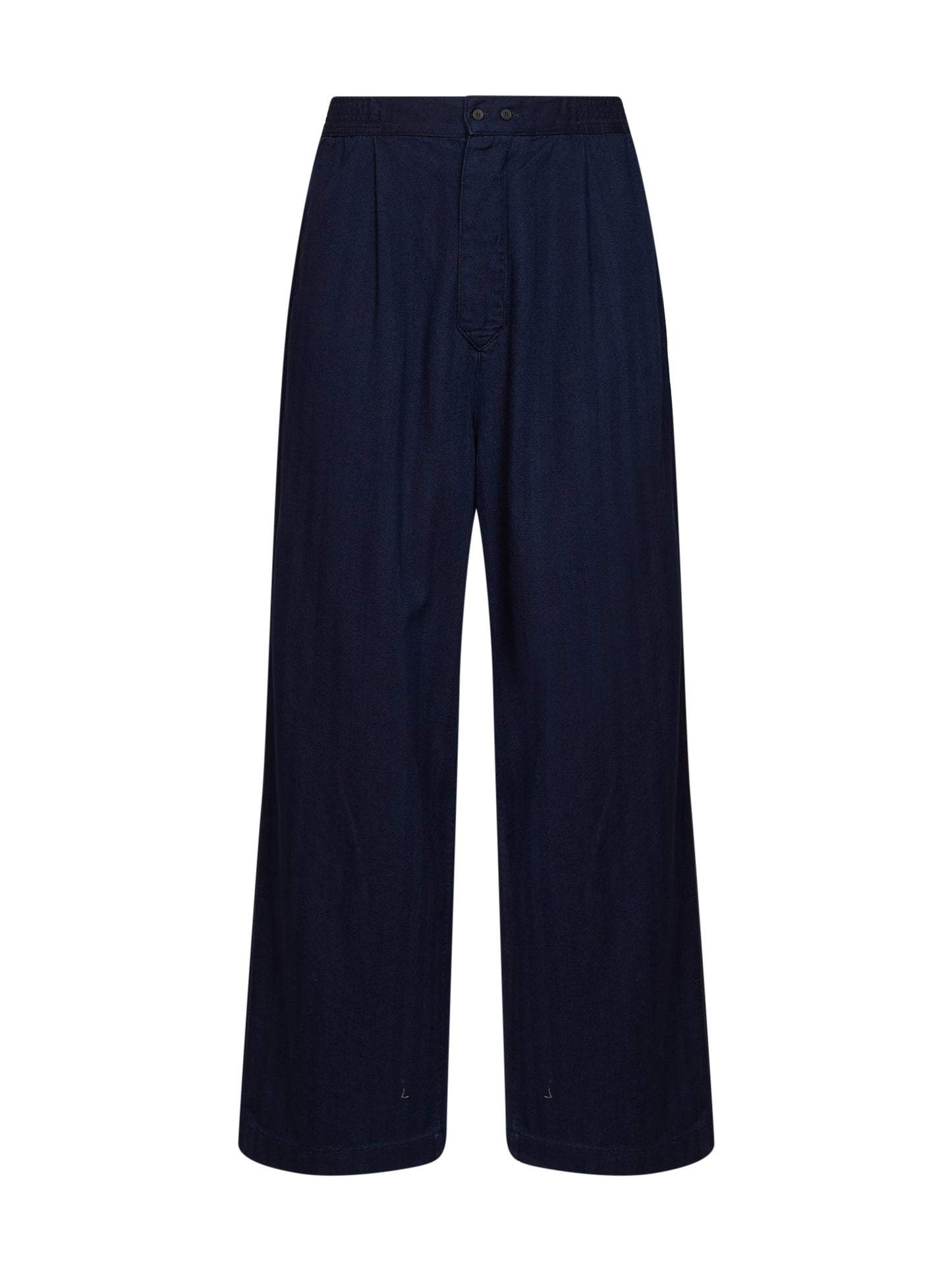 Pantaloni in denim de-Nîmes Pyjama navy scuro