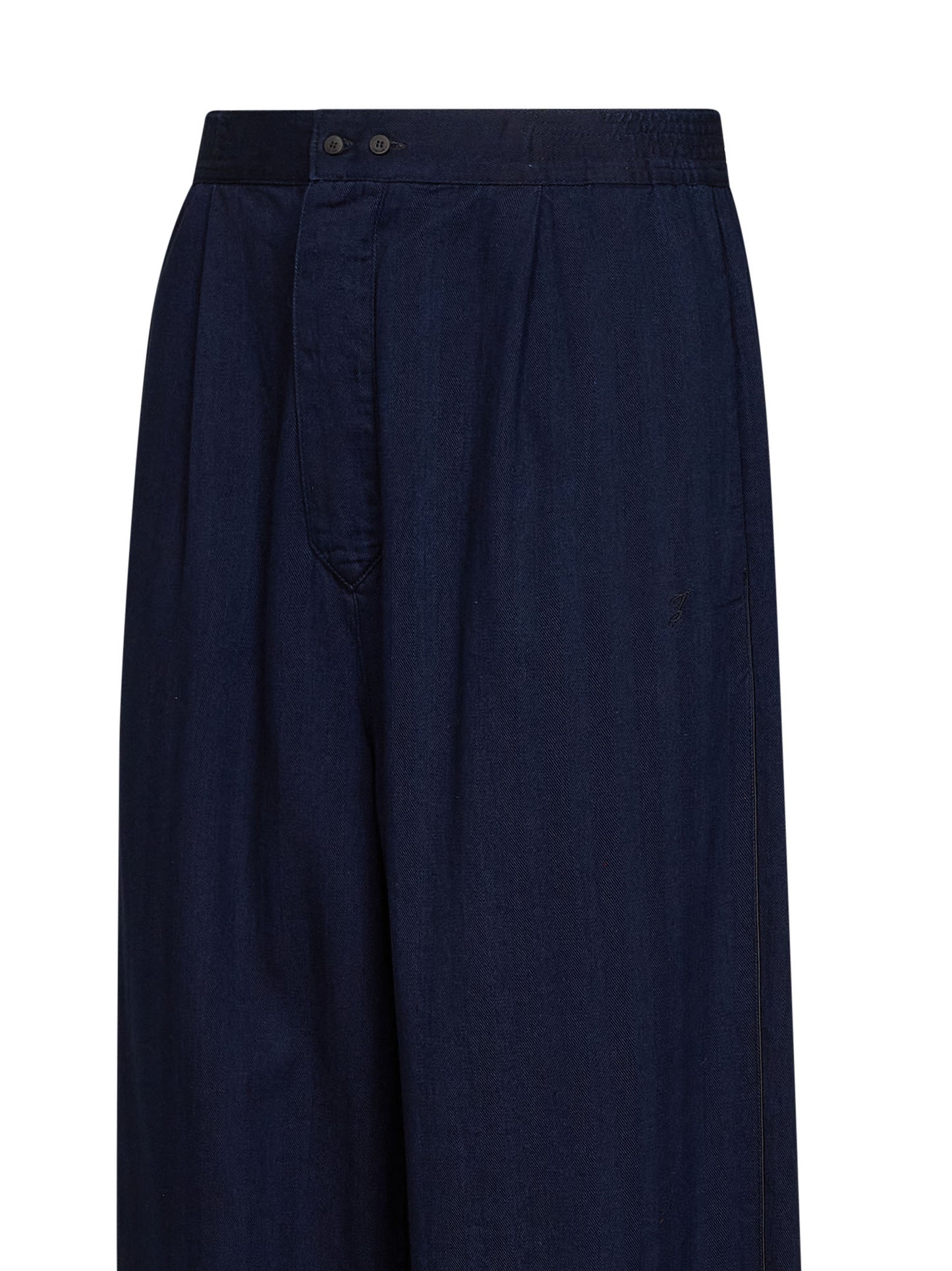 Pantaloni in denim de-Nîmes Pyjama navy scuro