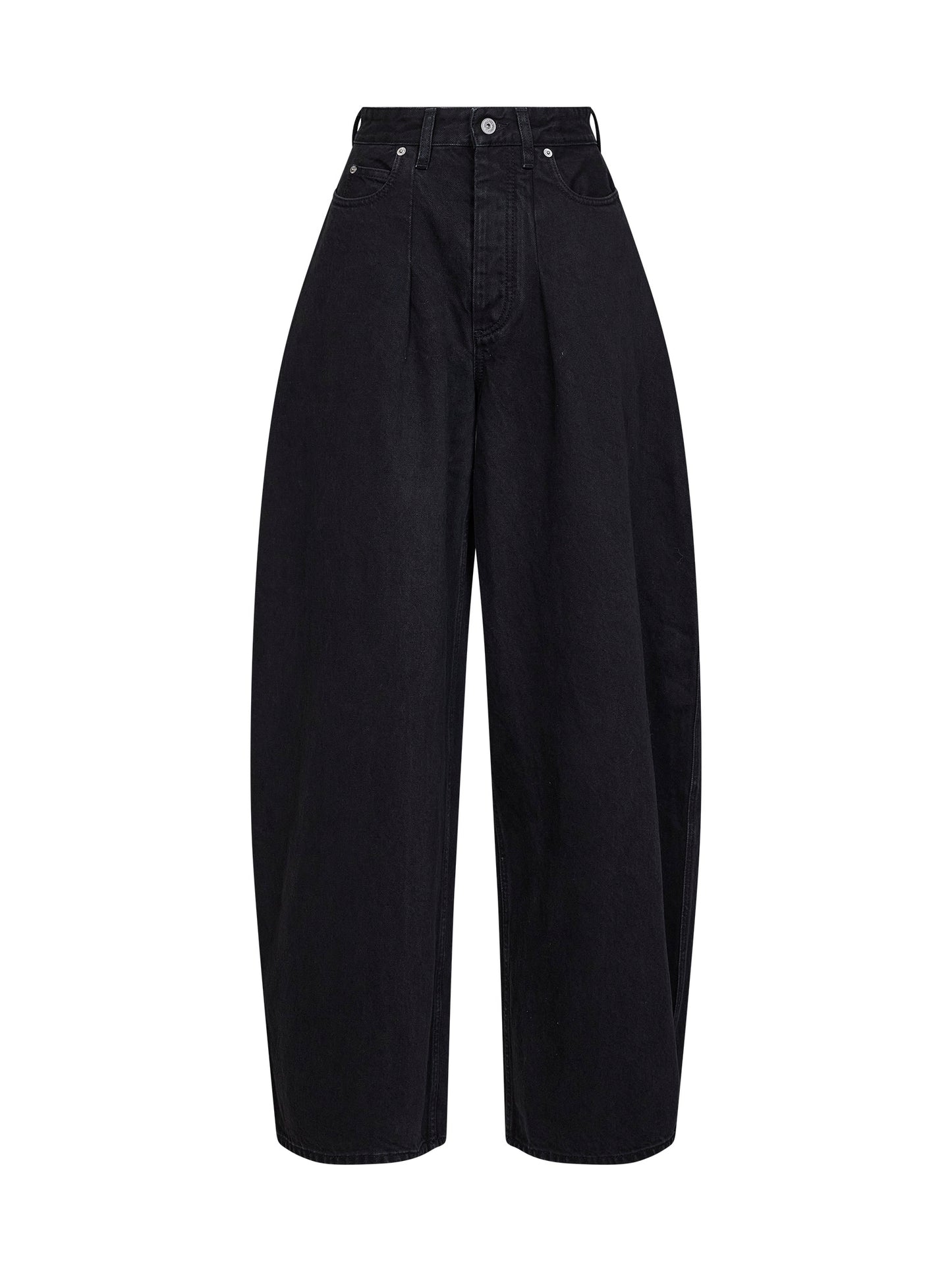 Jeans in denim de-Nîmes Ovalo nero