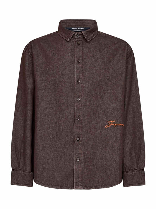 Brown The de-Nîmes Simon denim shirt