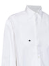 White stretch cotton poplin The Poisson shirt