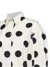 White polka-dot cotton poplin The Citta classic shirt