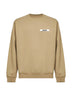 Felpa Gros Grain in pile di cotone biologico beige scuro