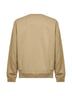 Felpa Gros Grain in pile di cotone biologico beige scuro