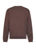 Brown organic cotton fleece The Gros Grain sweatshirt