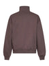 Brown The Gros Grain zipped-rollneck sweatshirt