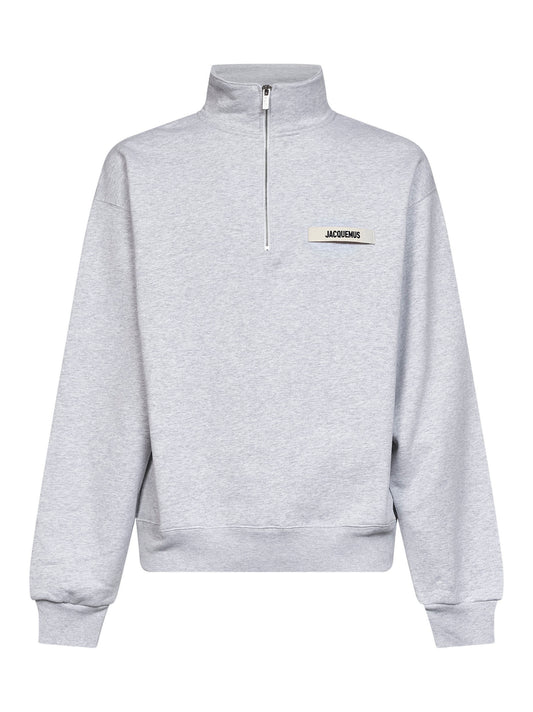 Grey The Gros Grain zipped-rollneck sweatshirt