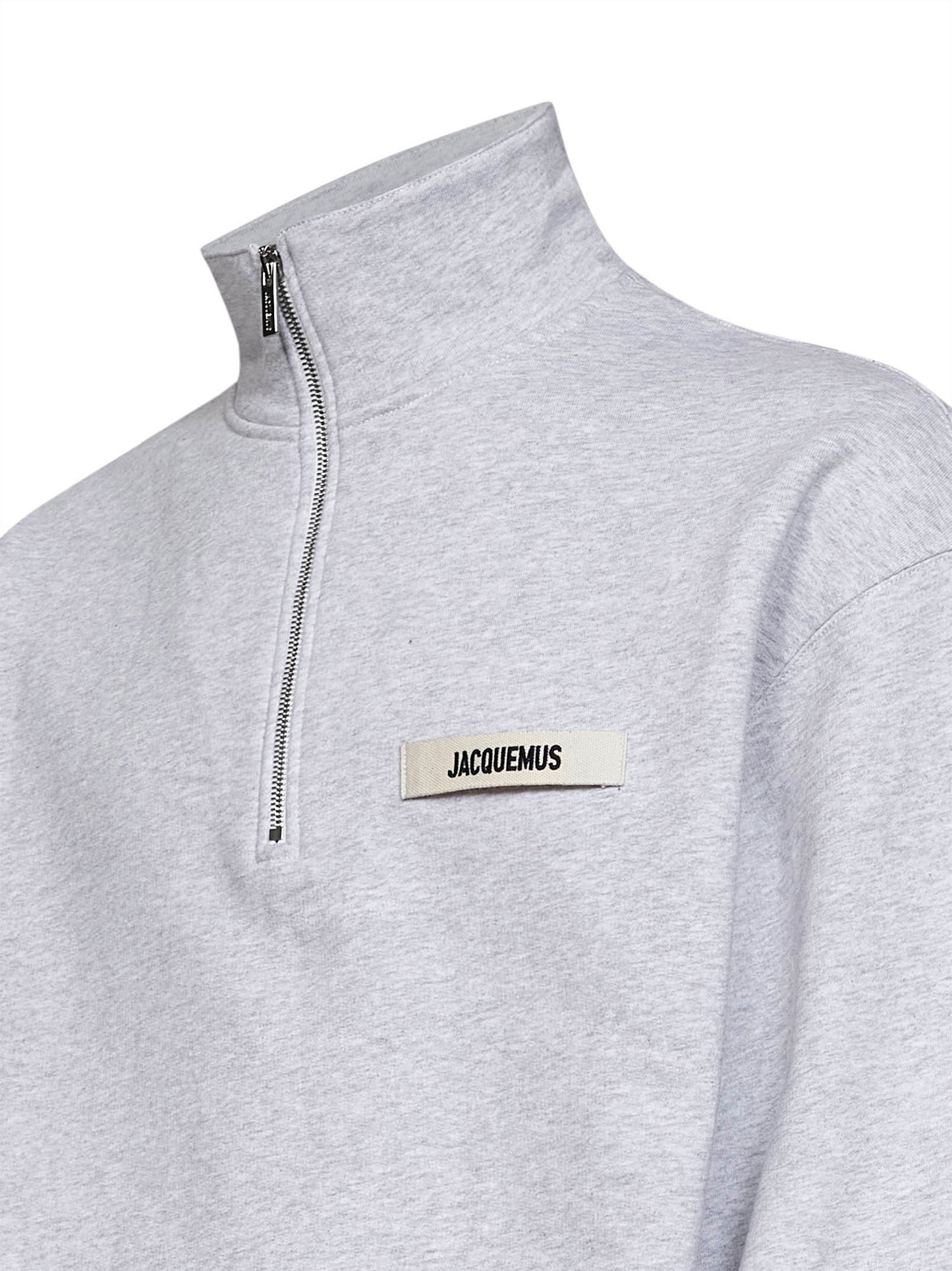 Grey The Gros Grain zipped-rollneck sweatshirt