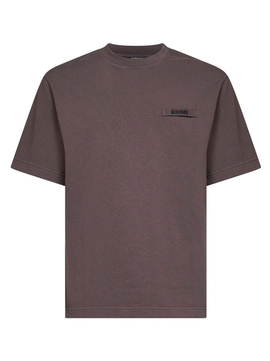 T-shirt Maglietta Gros Grain marrone