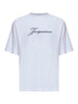 White jersey The Jacquemus logo-printed T-shirt